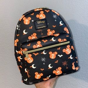 Loungefly Mickey pumpkin backpack